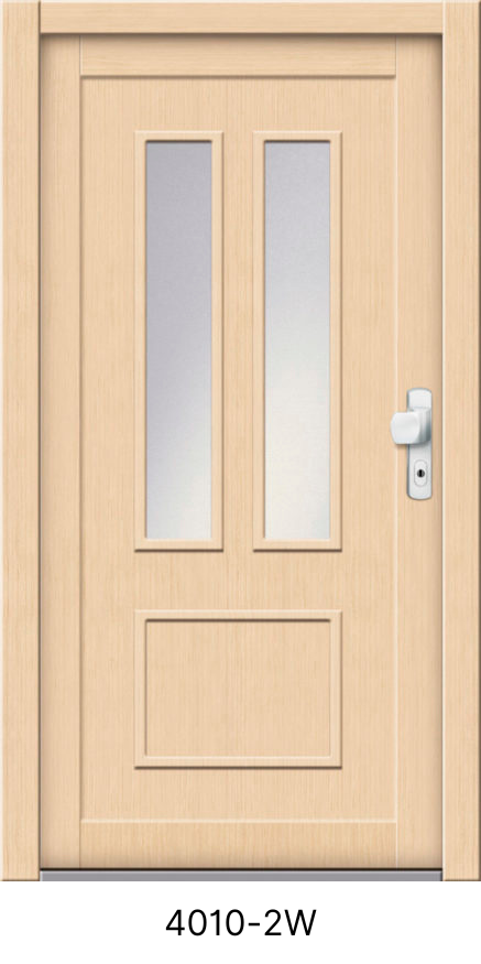 Dřevěné vchodové dveře4010-2W tmavá