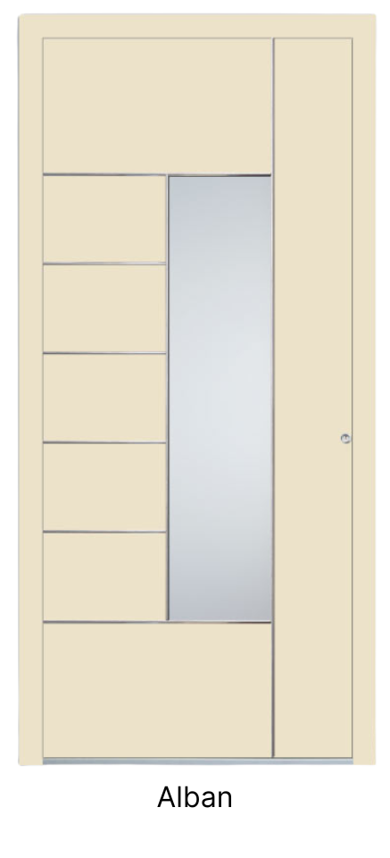 Hliníkové vchodové dveře Aluhaus Alban