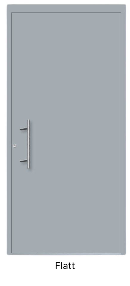 Hliníkové vchodové dveře Aluhaus Flatt grey